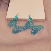 1 Pair Retro Butterfly Arylic Women's Drop Earrings main image 3