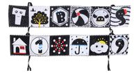 Enfant Éducation Précoce Puzzle Forme Cognitive Animal Double-jouets De Livre En Tissu Noir Et Blanc sku image 9