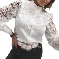 Women's Blouse Long Sleeve Blouses Patchwork Fashion Solid Color main image 3