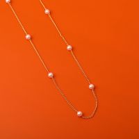Simple Style Round Copper Plating 18k Gold Plated Necklace main image 3