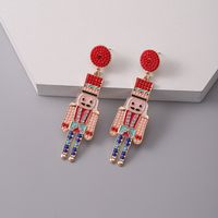 1 Pair Exaggerated Novelty Cartoon Character Plating Alloy Gold Plated Drop Earrings main image 4