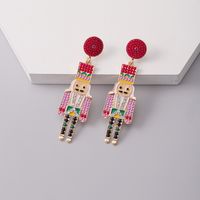 1 Pair Exaggerated Novelty Cartoon Character Plating Alloy Gold Plated Drop Earrings main image 5