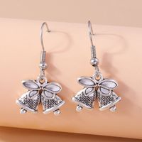 1 Pair Casual Streetwear Christmas Tree Snowflake Zinc Alloy Drop Earrings sku image 3