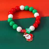 Mignon Noël Vêtement De Rue Chapeau De Noël Sapin De Noël Alliage De Gros Bracelets sku image 2