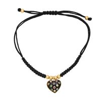 Estilo Simple Forma De Corazón Soga Cobre Enchapado Chapado En Oro De 18 Quilates. Mujeres Pulsera main image 3