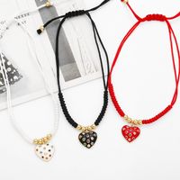 Estilo Simple Forma De Corazón Soga Cobre Enchapado Chapado En Oro De 18 Quilates. Mujeres Pulsera main image 6