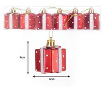 Christmas Christmas Classic Style Gift Box Plastic Party Hanging Ornaments sku image 3