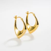 1 Paar Einfacher Stil Einfarbig Irregulär Sterling Silber Ohrringe sku image 2
