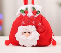 Christmas Cute Streetwear Christmas Tree Santa Claus Elk Cloth Party Festival Gift Bags sku image 4