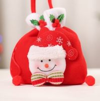 Christmas Cute Streetwear Christmas Tree Santa Claus Elk Cloth Party Festival Gift Bags sku image 5