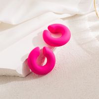 Wholesale Jewelry Ig Style Simple Style C Shape Arylic Spray Paint Ear Cuffs sku image 1