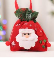 Christmas Cute Streetwear Christmas Tree Santa Claus Elk Cloth Party Festival Gift Bags sku image 9