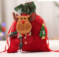 Christmas Cute Streetwear Christmas Tree Santa Claus Elk Cloth Party Festival Gift Bags sku image 16