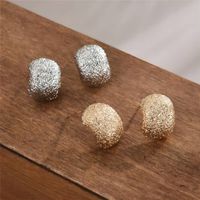1 Pair Commute C Shape Plating Copper 18k Gold Plated White Gold Plated Ear Studs main image 1