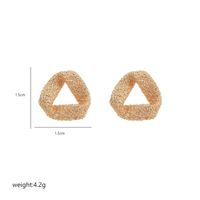 1 Pair Commute Geometric Plating Copper 18k Gold Plated White Gold Plated Ear Studs sku image 1