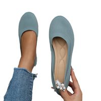 Women's Elegant Solid Color Round Toe Casual Shoes main image 4