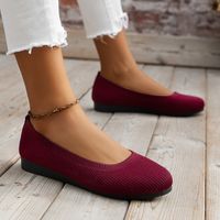 Women's Elegant Solid Color Round Toe Casual Shoes main image 2