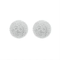 1 Pair Elegant Lady Solid Color Plating Copper 18k Gold Plated White Gold Plated Ear Studs main image 2