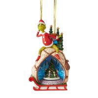 Christmas Pastoral Cartoon Character Wood Holiday Daily Party Hanging Ornaments sku image 14