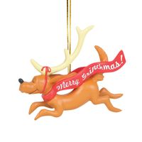 Christmas Pastoral Cartoon Character Wood Holiday Daily Party Hanging Ornaments sku image 8