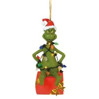 Christmas Pastoral Cartoon Character Wood Holiday Daily Party Hanging Ornaments sku image 4