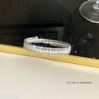 Simple Style Classic Style Geometric Alloy Inlay Artificial Crystal Artificial Rhinestones Women's Bangle sku image 23
