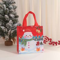 Christmas Cute Santa Claus Cloth Party Gift Bags sku image 4