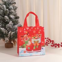 Christmas Cute Santa Claus Cloth Party Gift Bags sku image 3