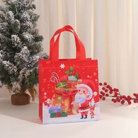 Christmas Cute Santa Claus Cloth Party Gift Bags sku image 2