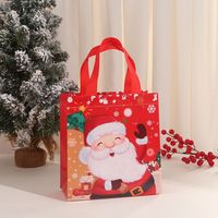Christmas Cute Santa Claus Cloth Party Gift Bags sku image 1