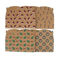 Christmas Cute Crutch Kraft Paper Party Gift Wrapping Supplies main image 3