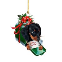 Weihnachten Cartoon-stil Süß Weihnachtsmann Hund Aryl Täglich Festival Hängende Ornamente sku image 8
