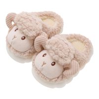 Kid's Casual Cartoon Round Toe Cotton Slippers main image 2