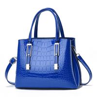 Women's All Seasons Pu Leather Solid Color Basic Classic Style Streetwear Sewing Thread Square Zipper Magnetic Buckle Shoulder Bag Handbag sku image 2