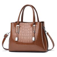 Women's All Seasons Pu Leather Solid Color Basic Classic Style Streetwear Sewing Thread Square Zipper Magnetic Buckle Shoulder Bag Handbag sku image 7