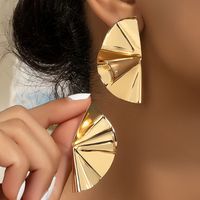 1 Pair Simple Style Classic Style Geometric Plating Ferroalloy 14k Gold Plated Ear Studs main image 1