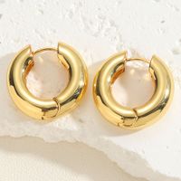 1 Pair Simple Style Commute C Shape Plating Copper 14k Gold Plated White Gold Plated Ear Cuffs main image 5