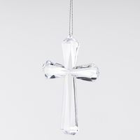 Christmas Simple Style Cross Arylic Party Hanging Ornaments main image 6