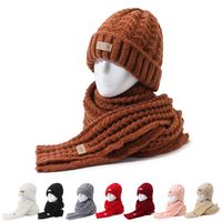 Unisex Basic Lady Simple Style Solid Color Ear Warap Wool Cap main image 1