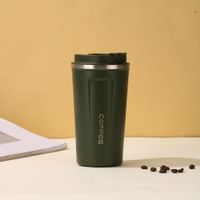 Casual Letter Solid Color Stainless Steel Thermos Cup sku image 10