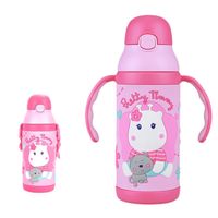 Cute Cartoon Stainless Steel Plastic Thermos Cup main image 3
