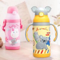 Cute Cartoon Stainless Steel Plastic Thermos Cup main image 4