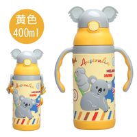 Cute Cartoon Stainless Steel Plastic Thermos Cup sku image 3