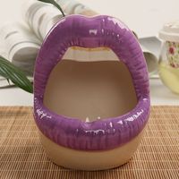 Vintage Style Lips White Porcelain Ornaments Artificial Decorations main image 4