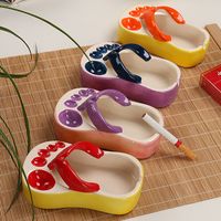 Cute Slippers White Porcelain Ornaments Artificial Decorations main image 1