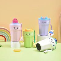 Cute Cartoon Stainless Steel Thermos Cup main image 3