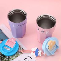 Cute Cartoon Stainless Steel Thermos Cup main image 6