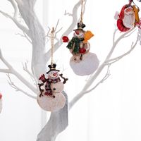 Christmas Cartoon Style Snowman Resin Party Hanging Ornaments main image 3