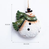 Christmas Cartoon Style Snowman Resin Party Hanging Ornaments sku image 7