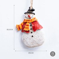 Christmas Cartoon Style Snowman Resin Party Hanging Ornaments sku image 2